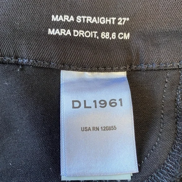 DL1961 Women's Mara Straight Mid Rise Instasculpt Ankle Jeans Size 28 - Picture 12 of 16